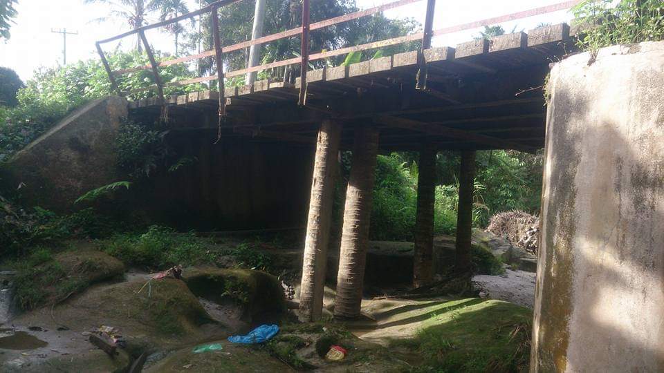 Jembatan Penghubung Antar Dusun Memprihatinkan