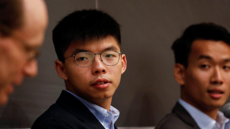 Protes Tiongkok, Joshua Wong Curhat ke Trump dan Kongres