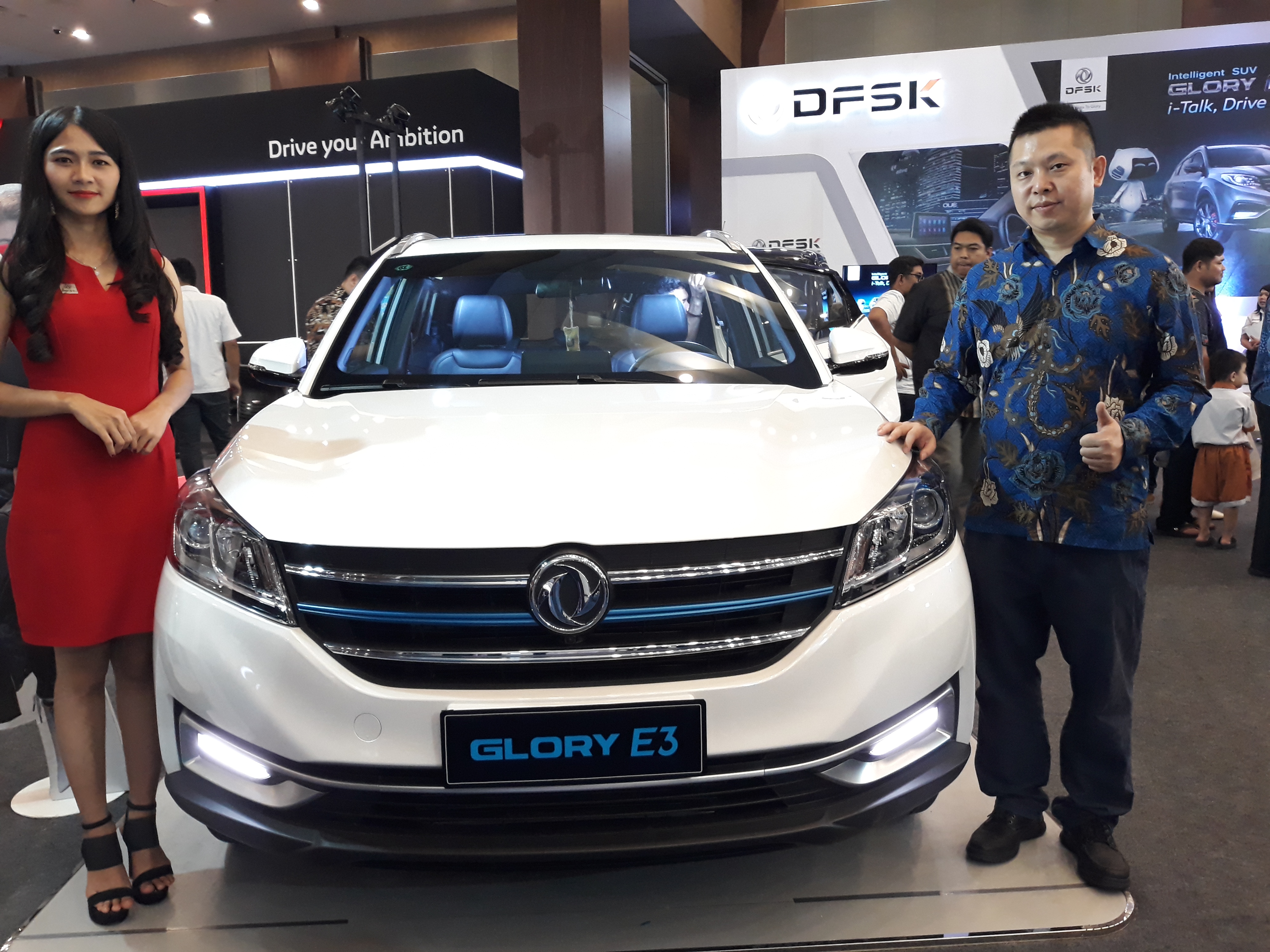 DFSK Kenalkan Mobil Listrik Glory E3 di Pasar Otomotif Medan, Performa Khas Kendaraan ‘Hijau’