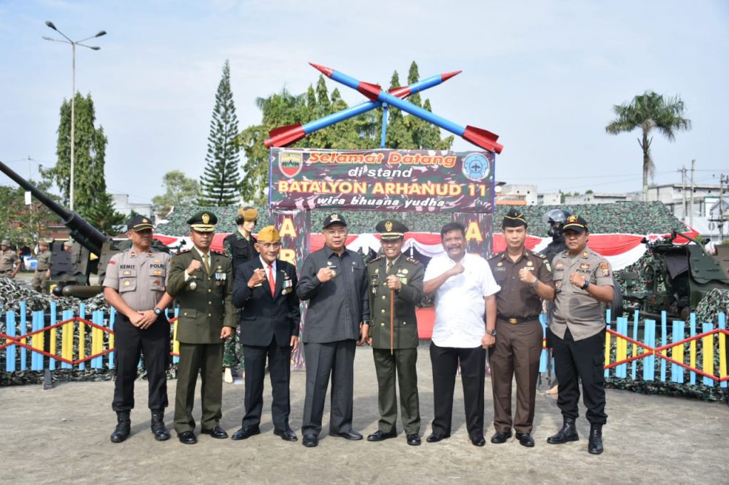 Perayaan Hut TNI ke 74 di Barengi Giat Pameran Alutsista, Dandim Harap Hubungan  TNI dan Masyarakat Makin Harmonis
