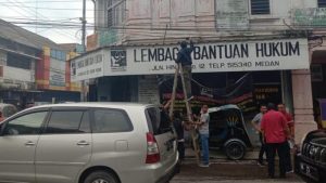 Kantor LBH Medan di Jalan Hindu Diserang Bom Melotov