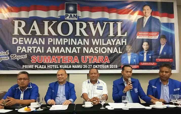 Rakorwil DPW PAN Sepakat Usung Mulfachri Harahap Kandidat Ketum