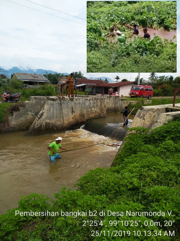 Usai Dibersihkan, Warga Desa Narumonda V Meradang Kembali Karena Dapat Kiriman Bangkai Babi Baru Via Sungai