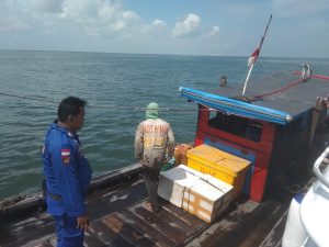 Tim Gabungan Polairud Sisir Pukat Trawl di Perairan Sergai