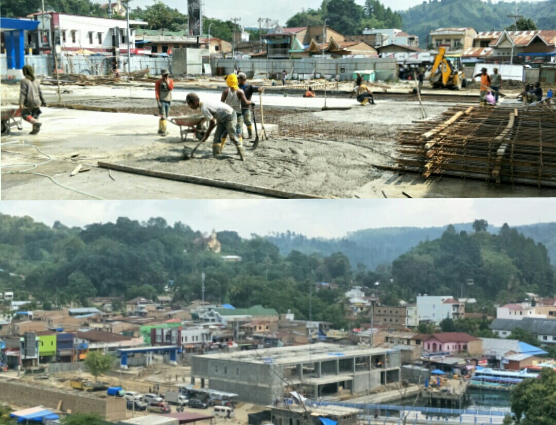 Pembangunan Pelabuhan Ajibata Kejar Tayang ! Diharapkan Selesai Desember ini