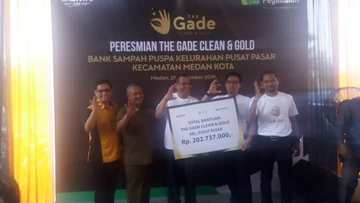 Program the Gade Clean and Gold Luncurkan Bank Sampah Puspa
