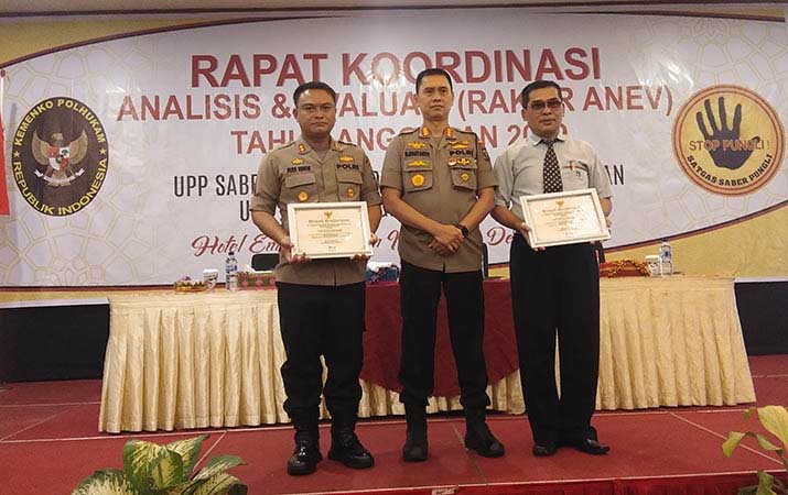 Bravo ! Polrestabes Medan Sabet Penghargaan UPP Saber Pungli dari Pemerintah