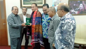 Kajatisu Amir Yanto Jalin Silaturahmi dengan Baskami Ginting