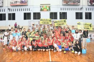 Kasdam Umumkan Pemenang dan Tutup Turnamen Basket 3 on 3, Piala Pangdam I Bukit Barisan