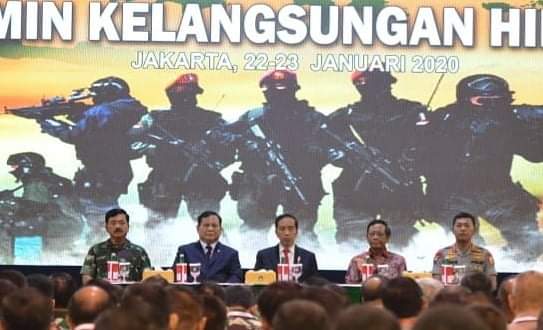 Menhan Gelar Rapim, Jokowi Ingin Sistem Pertahanan Negara Ditingkatkan