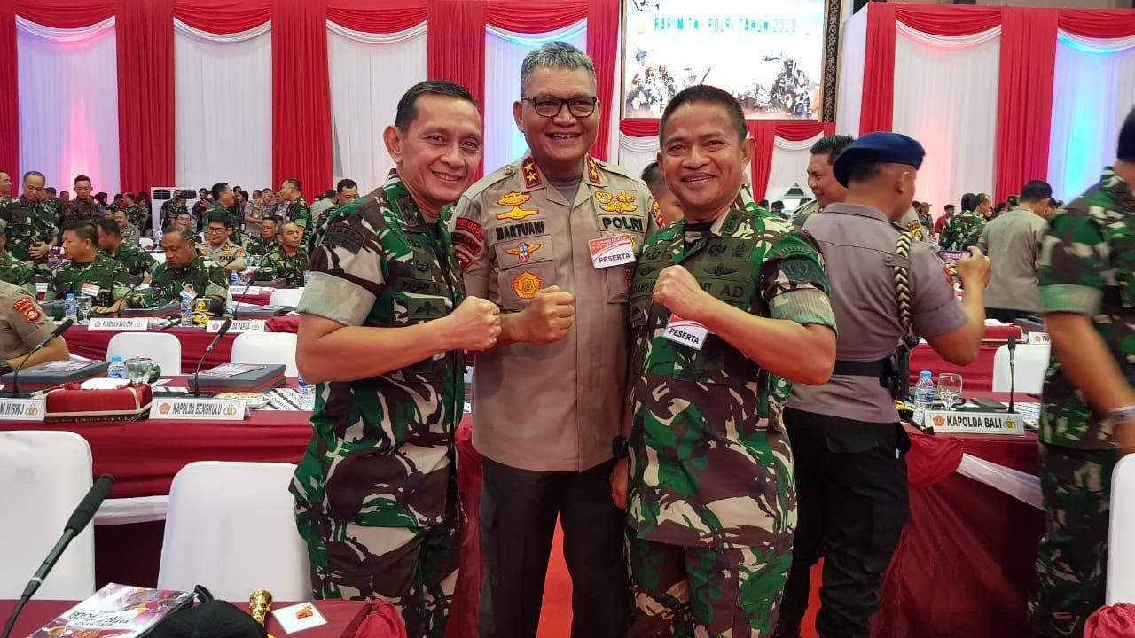 Pangdam I/BB Hadiri Rapim TNI – Polri Tahun 2020
