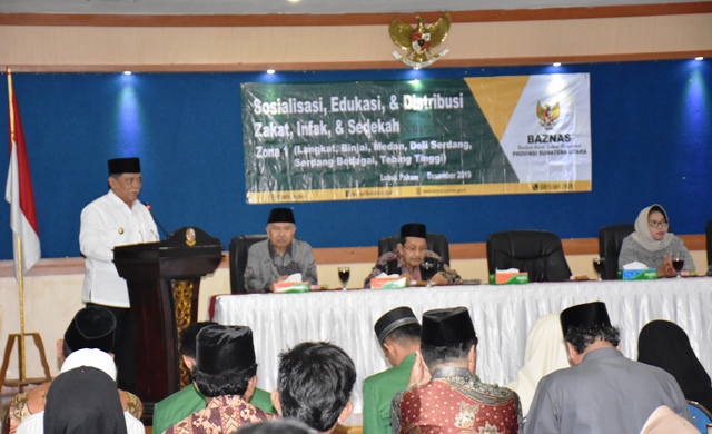 Dana Zakat dan Infaq Baznas Deliserdang Rp. 2,2 M