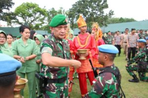 Pangdam I/BB Berangkatkan Satgas Kompi Zeni TNI Kontingen Garuda XX-Q/ Monusco