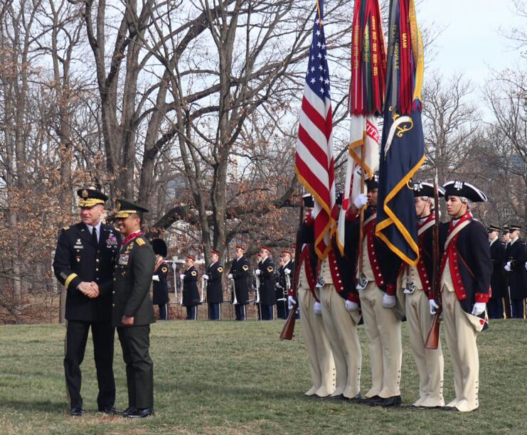 KSAD Terima Medali The Legion of Merit, Degree of Commander dari Pemerintah Amerika Serikat