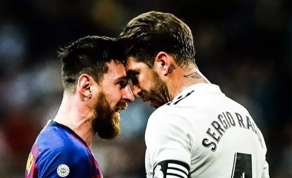 Laga Madrid vs Barcelona, Sergio Ramos Lempar Pujian ke Lionel Messi