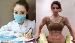 Dokter Cantik “Berotot” Ini Bersumpah Akan Perangi Virus Korona