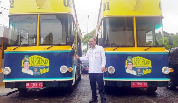 Tepat di HPN 2020, Gubernur Kalsel Launching Bus Wisata