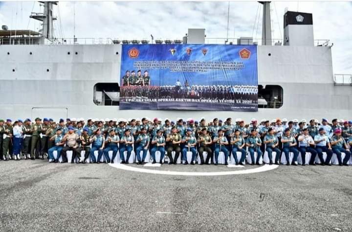 Gubernur AAL Hadiri Pembukaan Opsgaktib dan Yustisi Gabungan TNI
