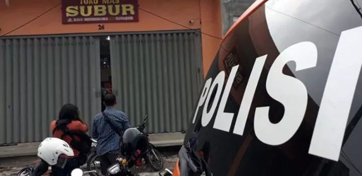 2 Perampok Satroni Toko Emas di Wonokromo Surabaya, Seorang Terluka