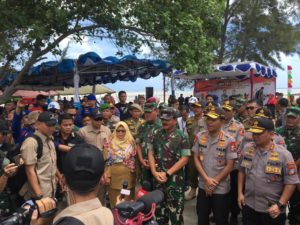 Pangdam I/BB Ikut Mendampingi Acara Kunker Panglima TNI & Kapolri di Natuna