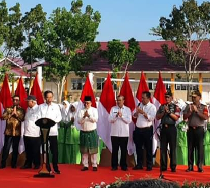 Presiden Jokowi Resmikan MTs 3 Pekanbaru