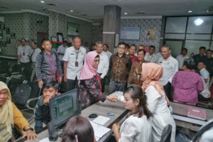 KPK Tinjau Kantor Pelayanan PMPTSP Pemko Medan
