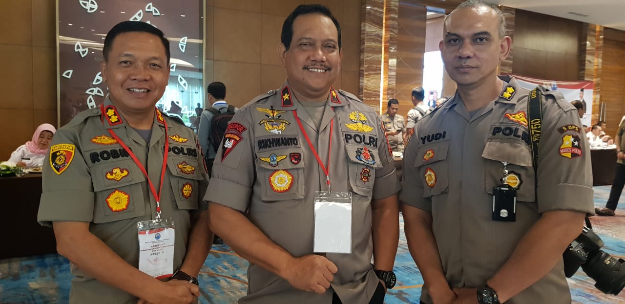 Kapolres AKBP Robin Hadiri Rakornas Pengamanan Perbatasan Tahun 2020 di Jakarta Barat