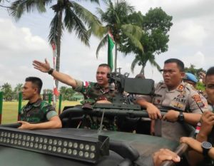 Wujudkan Sinergitas TNl-POLRI, Kapolres Langkat Kunjungi Mako Yonif Raider 100/PS