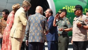 Pangdam I/BB & Kapoldasu Sambut Kedatangan Raja Belanda Williem Alexander dan Ratu Maxima