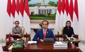 Presiden Jokowi Hadiri KTT Luar Biasa G20 Virtual di Istana Bogor