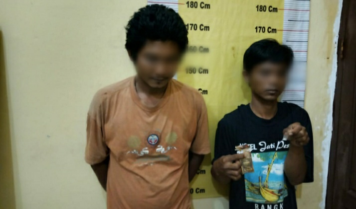 Dua Sekawan Ditangkap Polisi  Akhirnya Gagal Konsumsi Sabu
