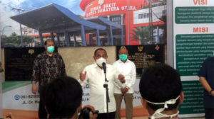 Gubsu Resmikan Laboratorium PCR Rumah Sakit USU