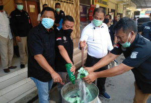 Satres Narkoba Polrestabes Medan Musnahkan Barang Bukti Sabu dan Pil Ekstasi