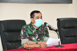 Kol Ckm Dr. dr. Khairul Ihsan Nasution, Gelar Rapat Dengan Perwakilan RS se-Kepri di Makodim Batam