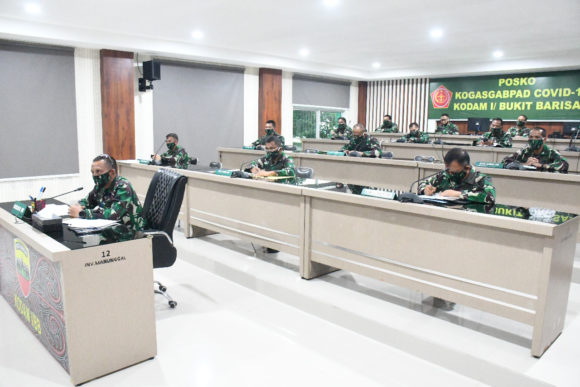 Panglima TNI Vidcon Bersama Pangdam I/BB, Bahas Penanganan TKI