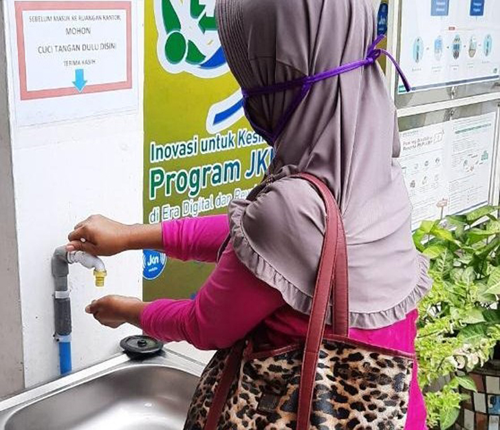 BPJS Kesehatan Tanjungbalai Ajak Masyarakat Biasakan Cuci Tangan