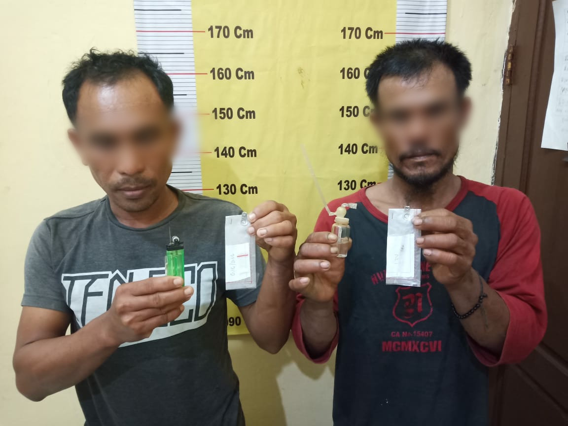 Pesta Narkoba Tambah Stamina, 4 Nelayan Pantai Cermin Digrebek Polisi, 2 Berhasil Ditangkap Dan 2 Kabur