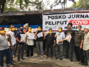 Jurnalis Peliput Covid 19 Di Medan Dapat Bantuan Beras Dari Mantan Kapolda Sumut