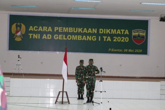 Danrindam I/BB Buka Dikmata TNI AD Gelombang I TA. 2020
