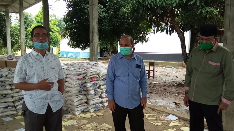 Anggota DPRD Sumut Sidak Penanganan Bantuan Paket Sembako di Batubara