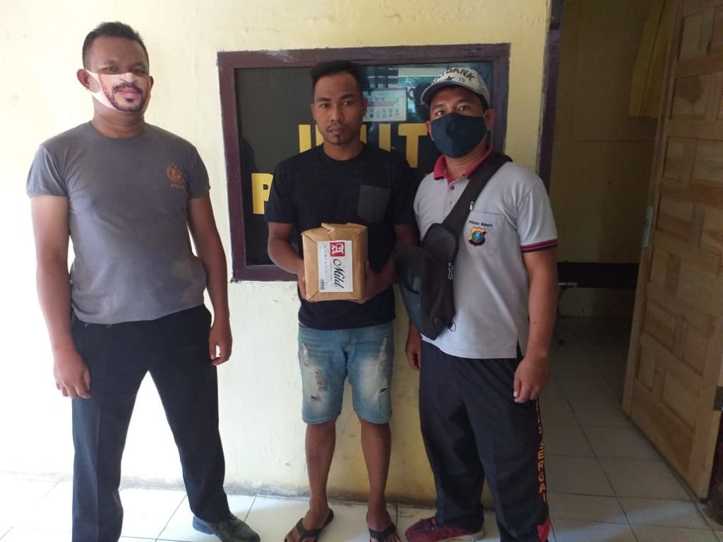 Kepergok Curi Rokok, Yudi Warga Batu Bara Dilaporkan Ke Polsek Tanjung Beringin
