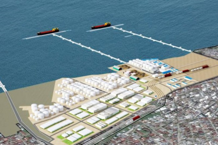 Persiapan Lahan Pembangunan Kawasan Industri Kuala Tanjung Rampung