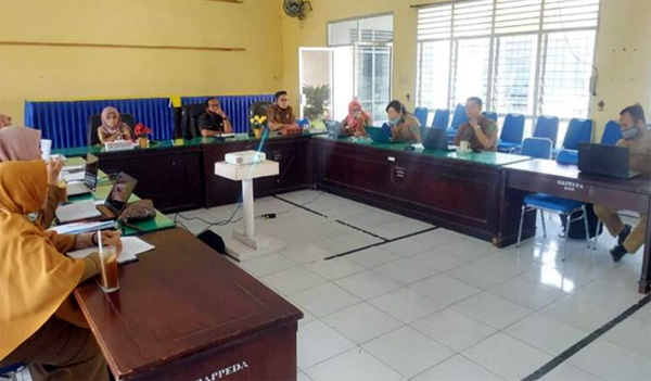 Baperlitbang Rapat Koordinasi Inovasi dengan OPD di Padangsidimpuan