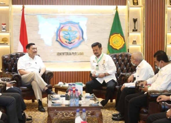 Dua Menteri Ciptakan Lumbung Pangan Nasional di Humbahas Sumut