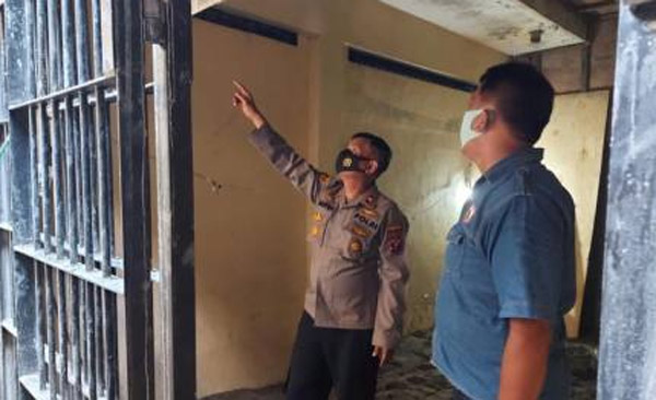 Over Kapasitas, Polsek Medan Timur Bangun Ruang Tahanan Dengan Dana Swadaya