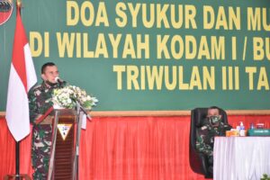Prajurit TNI AD dan PNS Kodam 1/BB Harus Muhasabah Diri Hadapi Covid-19