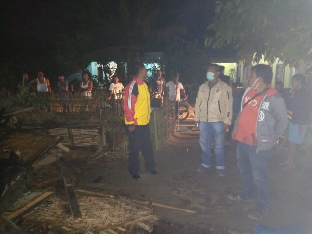 Diduga Arus Pendek, Rumah Kakek Usia 85 Tahun Asal Sei Rampah Ludes Terbakar