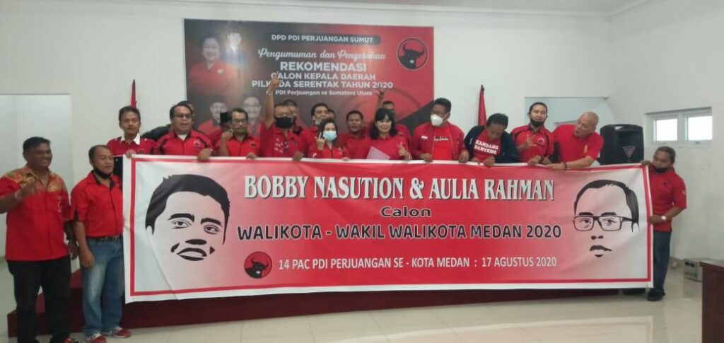 Jajaran PAC PDIP Nyatakan Siap Menangkan Bobby Nasution-Aulia Rahman