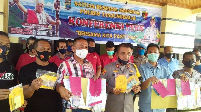 Sebulan, Polres Tanjungbalai Tangkap Lima Pelaku Perjudian