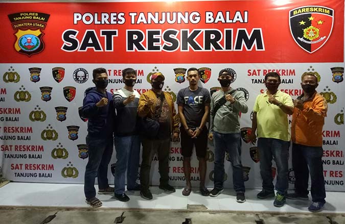 Tikam Orang, Bolot Ditangkap Polres Tanjungbalai
